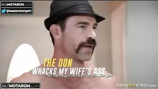 تخفيف ديون الدييث: غريب يملأ مؤخرة الزوجة بينما الزوج يشاهد