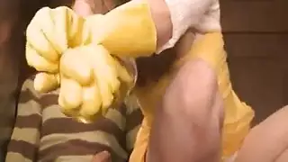 فيلم إكس إكس إكس لفتشة الأقدام للهواة: جوارب مرتداة وجلسة جنس وجهي عنيفة
