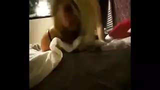 زوجة عربية شقراء في فعل إباحي عنيف