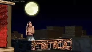 امرأة سمراء لا تشبع ، تحب فيفيان كاتس أن تأخذ ديك جيرانها المشاغب ، بينما في مطبخها الضخم