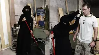 زوجان عراقيان يمارسان الجنس بقسوة: مص ووضعية الكلب