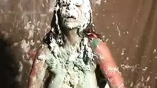 شرطة ناضجة الهواة في الهواء الطلق