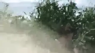 أمي الروسية شخ الشرب شاطئ بحر