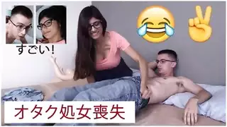 ميا خليفة العرب البورنوستار يعلم العذراء كيفية ممارسة الجنس مع امرأة